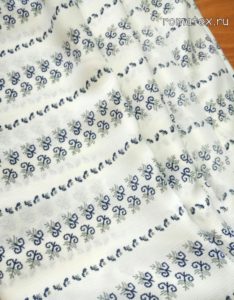 Ткань костюмная Креп Вискоза цвет белый