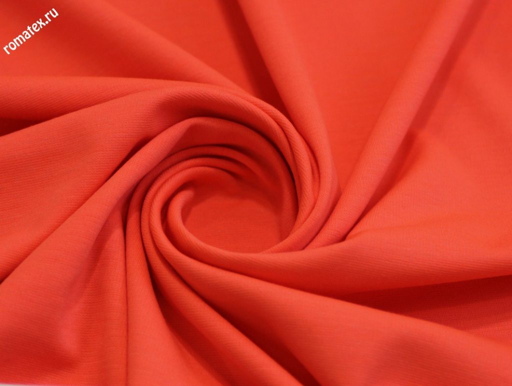 Ткань академик цвет оранжевый неон